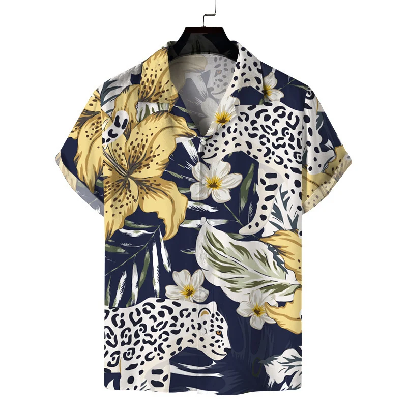 Title 14, Mens Short Sleeve Fashion Printed Shirt Clothi...