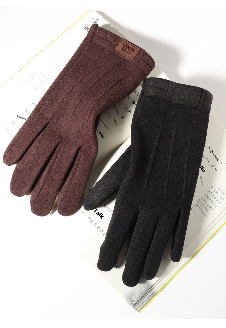 Title 10, New Mens Gloves Winter Fleece-lined Warm Dralo...