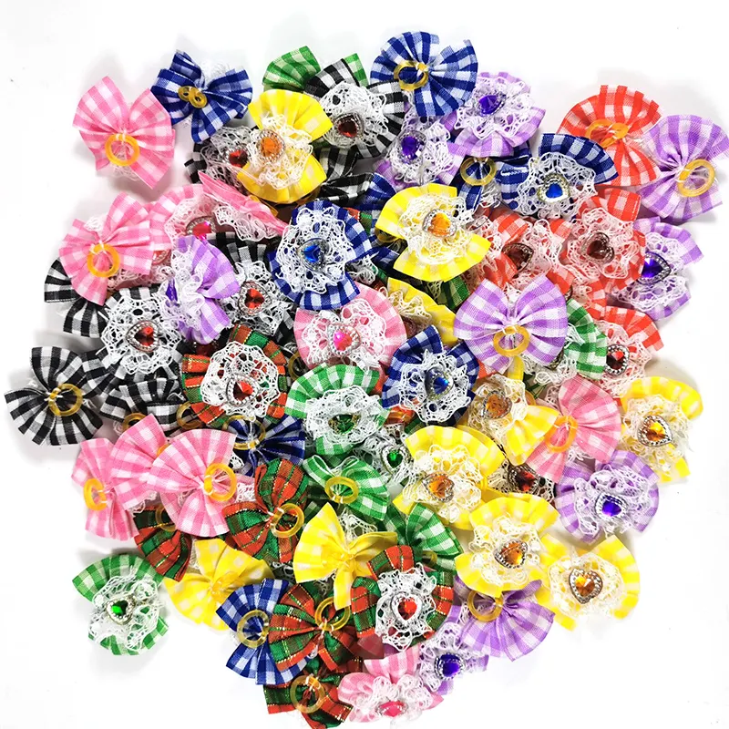 Title 11, 10/20/30 Pcs Pet Dog Puppy Yorkshirk Hair Bows ...