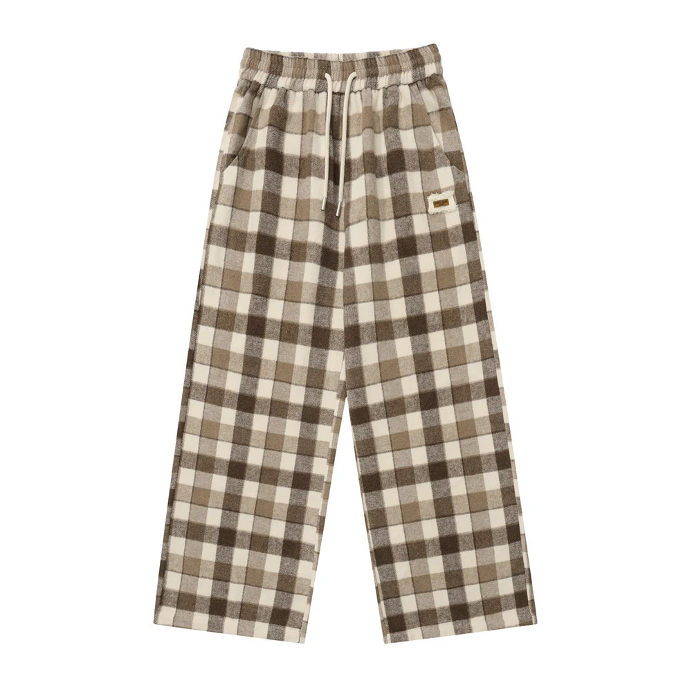 Men's Plaid Casual Pants American Retro Style. Comfortable and versatile pants perfect for a relaxed, classic look. Grea — photo 16