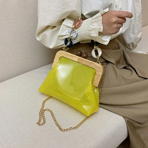 Title 18, Fashion Transparent Portable Bucket Chain Messe...