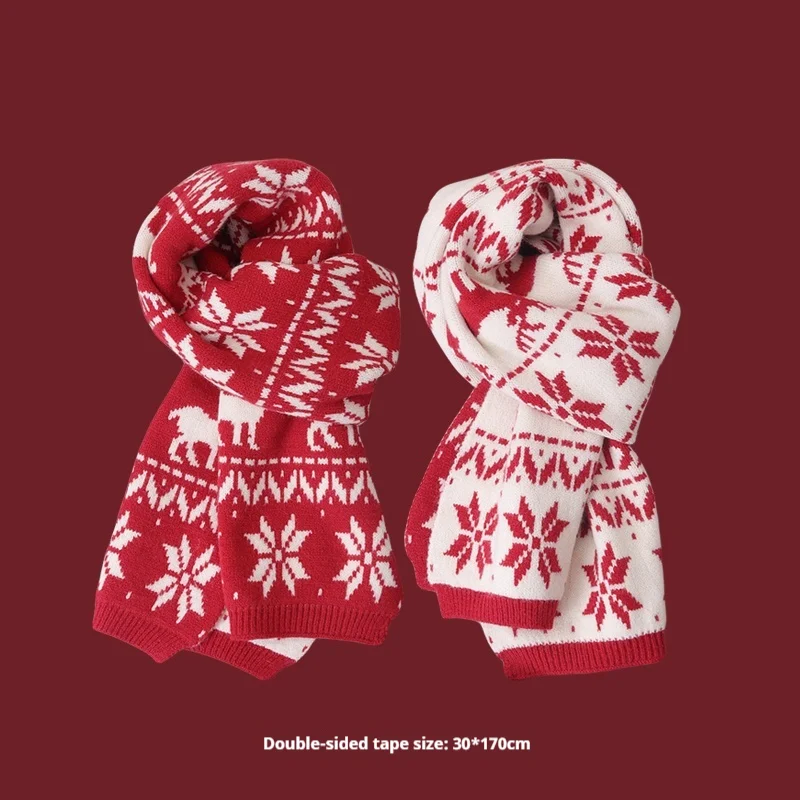 Title 10, Nieuwjaarscadeau Red Lovers Wild Plaid Warme Wo...