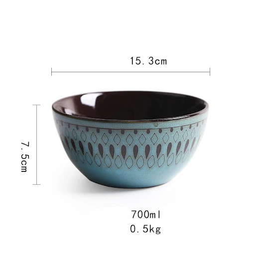 Title 1, Retro Ceramic Tableware Set for your Home Bowls...