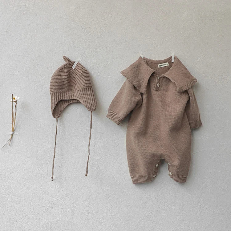 Baby Trui Jumpsuit Herfst Winter Unisex Warm en Comfortabel Lange Mouw Ideaal voor Jongens en Meisjes Warme Babykleding voor de Winter — foto 5