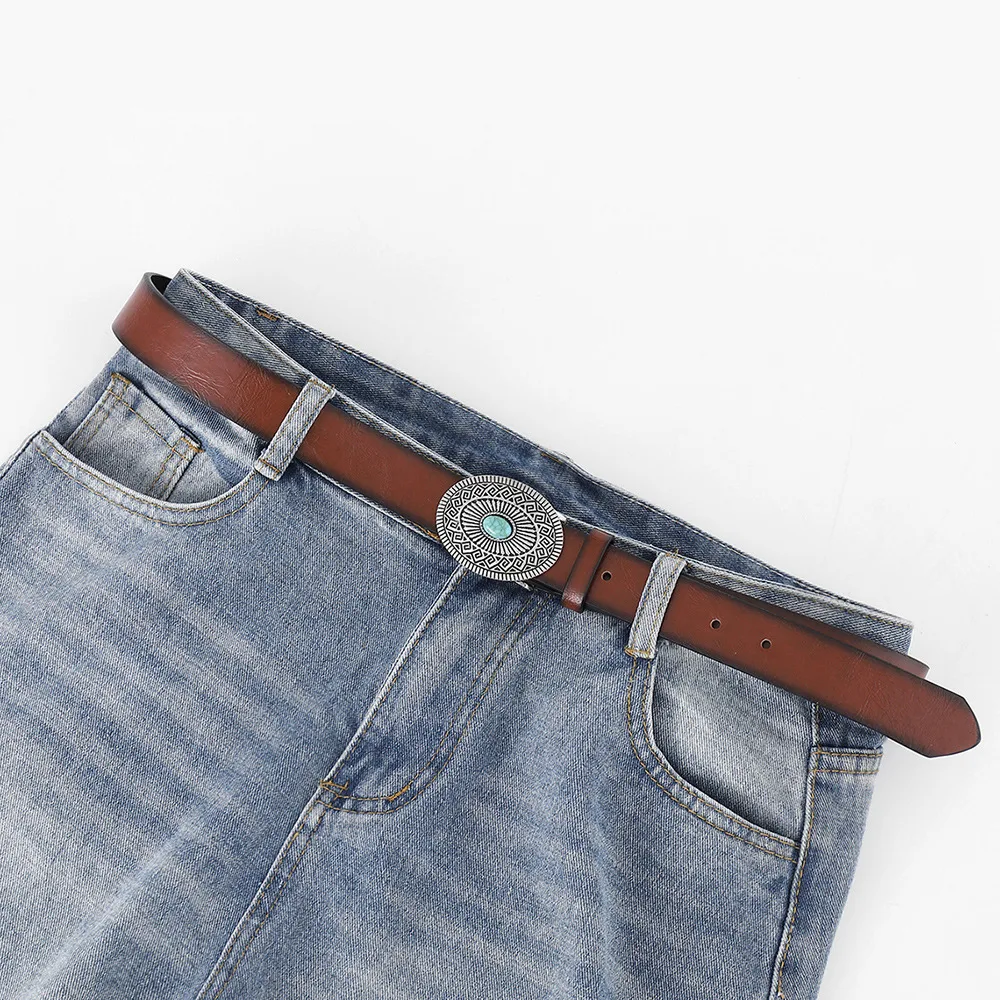Cinto versátil Wind Vintage Court Style de alta qualidade, perfeito para qualquer ocasião, combinando estilo clássico e durabilidade. — foto 5