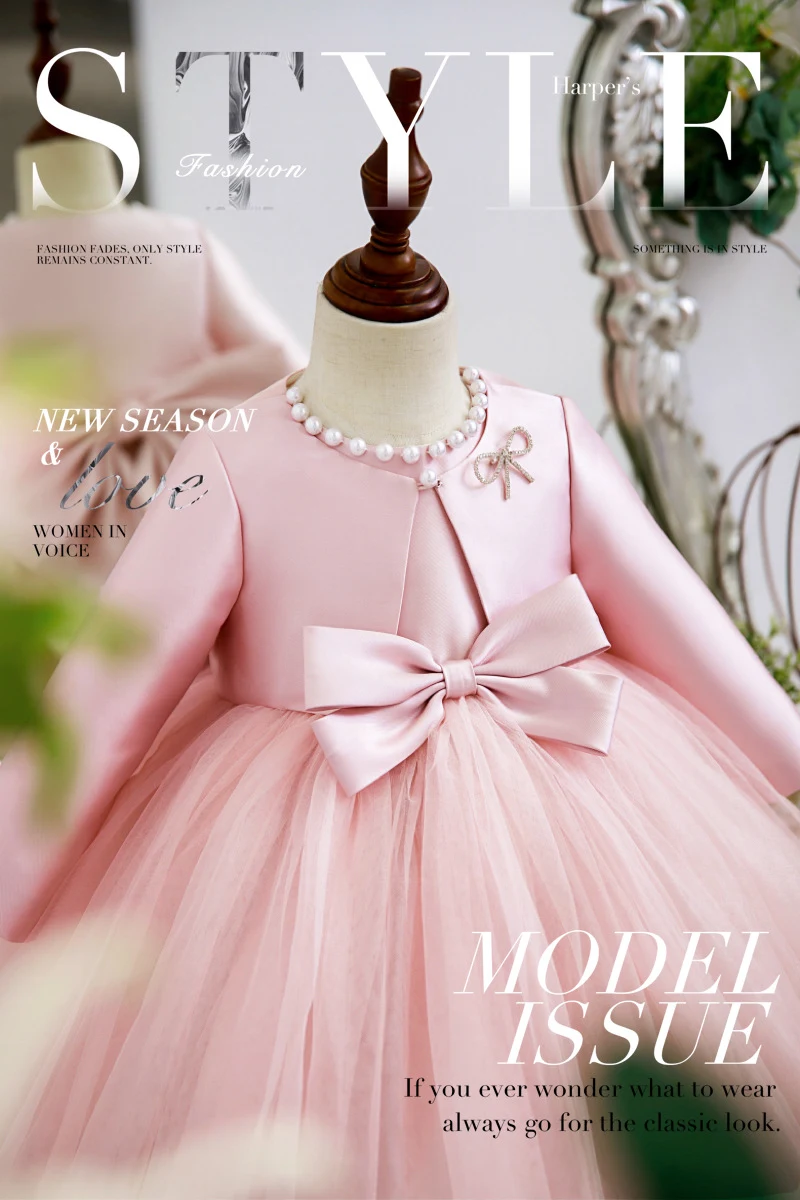 Title 6, Vestido Infantil Princesa para Niña con Flores ...