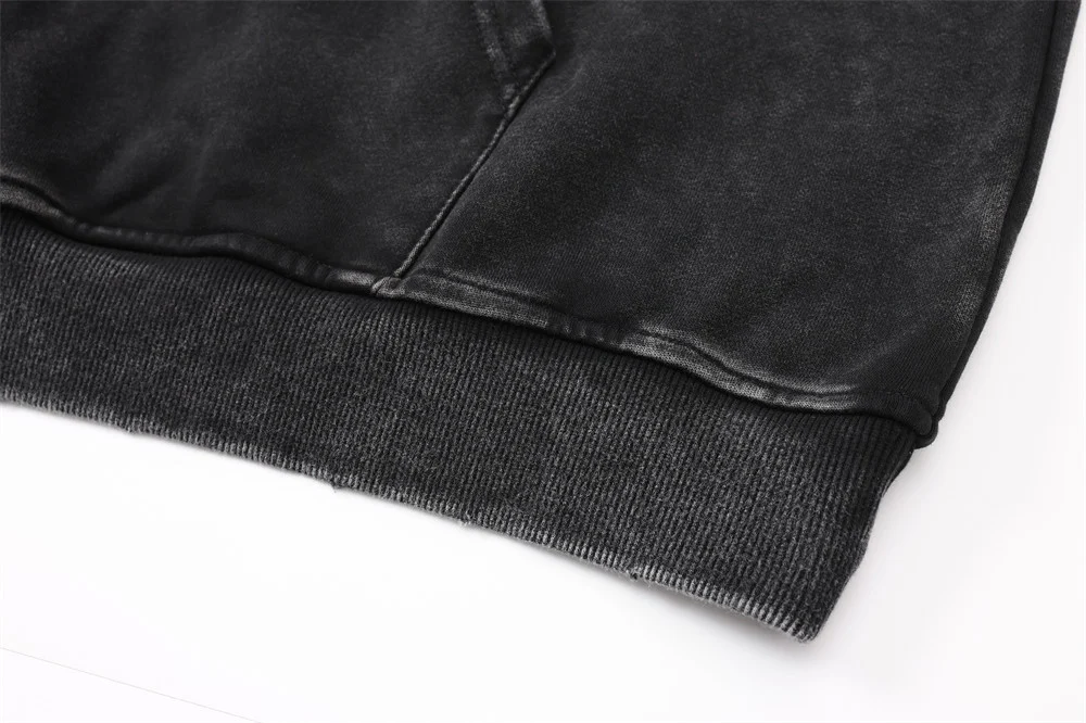 Moletom com capuz masculino com letras em inglês, ideal para um visual moderno e descontraído. Conforto e estilo para o dia a dia. — foto 7