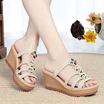 Platform Shoes Women's Sandals High Heel Platform Women Elevated style and comfort Fashionable shoes for special occasio — photo 4