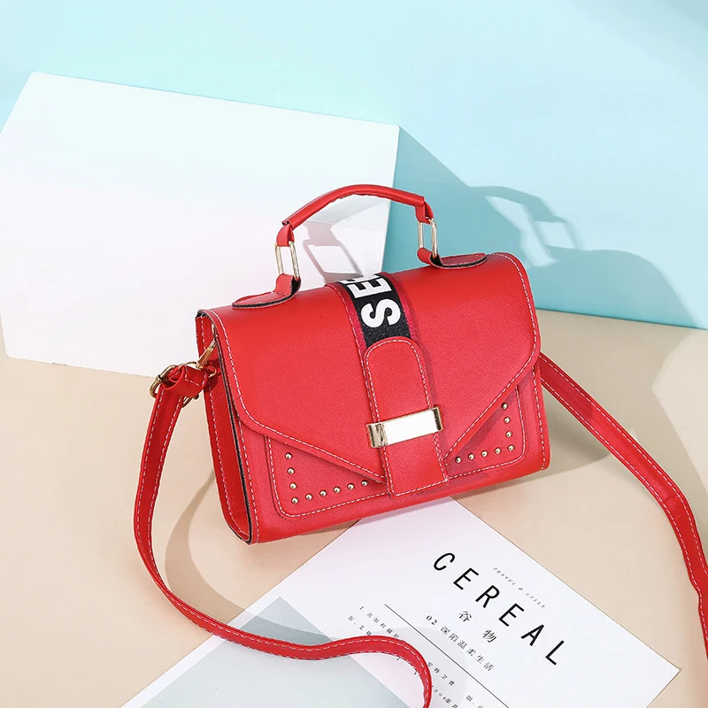Bolsa Quadrada Pequena Coreana, Bolsa de Ombro com Alça Única, Tendência All-Match, Perfeita para um Look Moderno e Sofisticado — foto 1