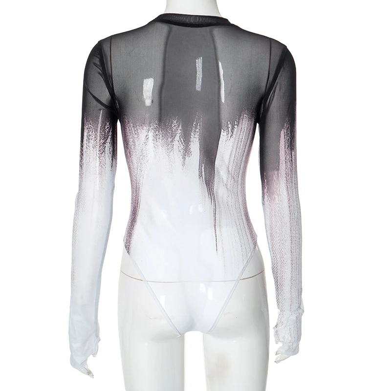 Title 6, Womens Contrast Color Splash-dyeing Printed Me...