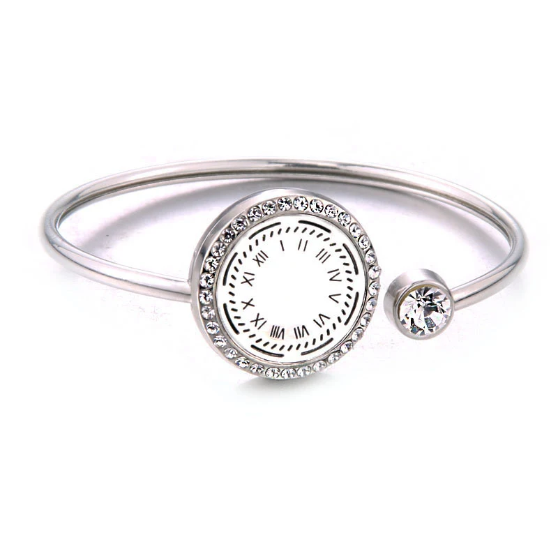Pulseira Corrente do Amor Aço Inoxidável Aromaterapia Difusor de Óleos Essenciais Jóia Relaxante para Mulheres Design Elegante — foto 40