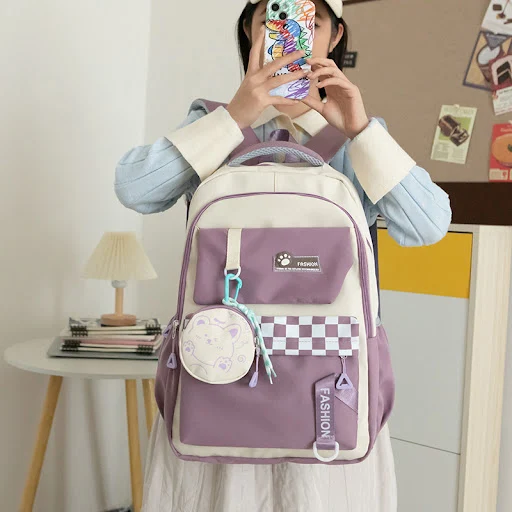 Title 6, Mochila Fashion Cool para meninas Casual design...