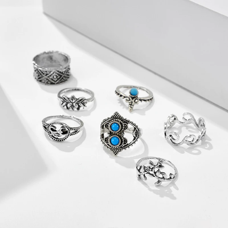 Title 12, Anillo de plata para mujer, conjunto elegante. ...