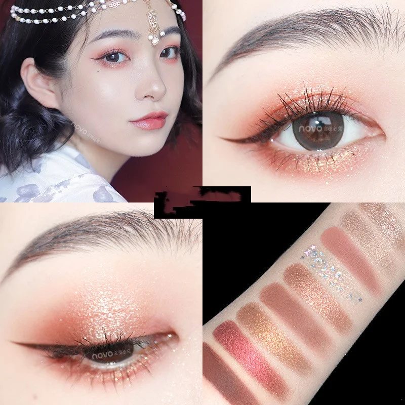 Title 3, Paleta de sombras NOVO5324 nove cores, ideal pa...
