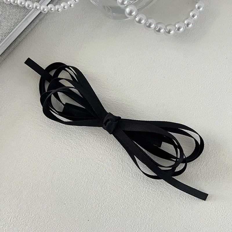 Lintstrik haarclip, Franse retro-stijl, eendenbekclip, hoogwaardige uitstraling voor knotjes, en achterop het hoofd — foto 8