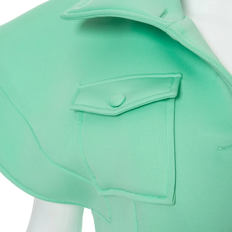 Title 13, Abito cappotto slim con temperamento in cotone ...