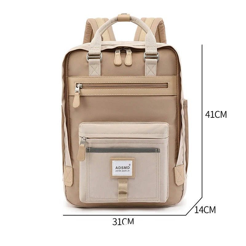 Mochila feminina fashion, versátil e com grande capacidade para notebook. Ideal para trabalho, estudo ou viagens, com muito espaço e estilo. — foto 2