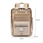 Mochila feminina fashion, versátil e com grande capacidade para notebook. Ideal para trabalho, estudo ou viagens, com muito espaço e estilo. — foto 2