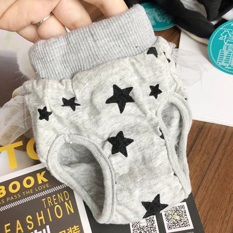Pet dog physiological pants cute skirt safety pants. Comfortable and hygienic protection for female dogs. Prevents stain — photo 3