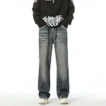 Men's American-style Washed Vintage Jeans. Comfortable, classic fit for everyday wear. A timeless, durable jean for any — photo 2