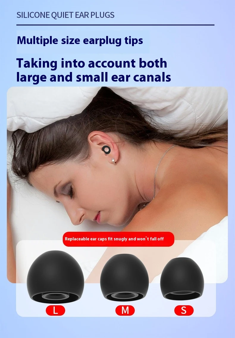 Title 3, Silicone Earplugs for Sleep – Comfortable, Soun...