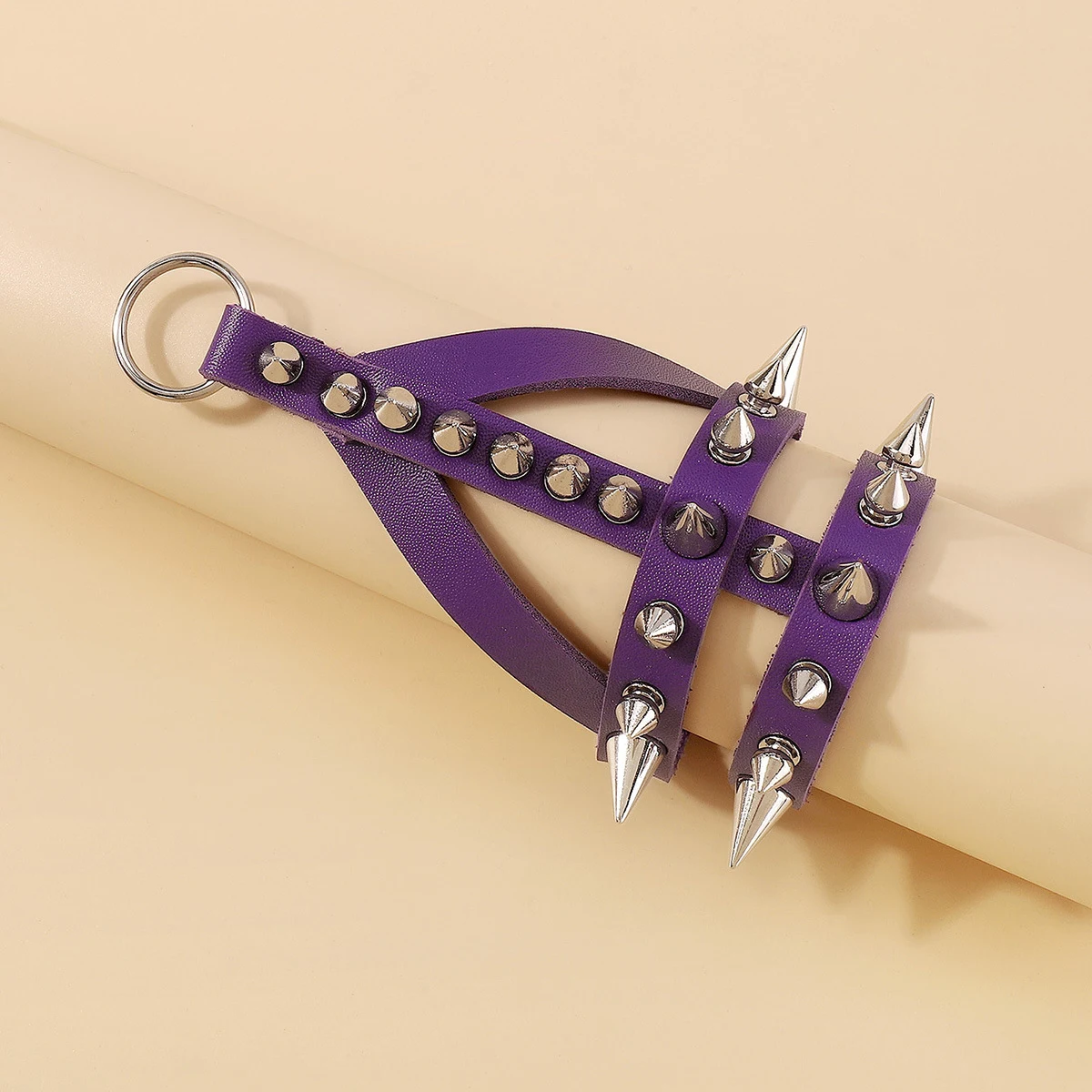 Title 7, Pulseira Exagerada Escura de Personalidade Fashion