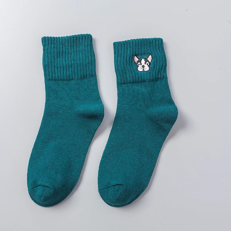 Cartoon Embroidered In Tube Socks — photo 7