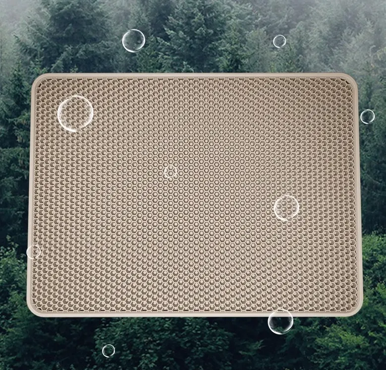 Title 3, Cat Litter Mat Double Layer Pet Litter Box Wate...