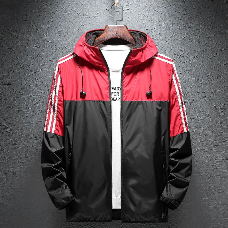 Title 2, Mens hooded sports jacket designed for comfort...