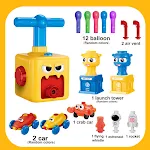 Play House Toy Aerodynamic Pressure Pumping Balloon Car. Fun and learning for kids! Inflate, pump, and play with this aw — photo 1