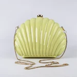 Acrylic Dinner Candy-colored Shell Hand-held Party Hard Box Bag, a stylish accessory perfect for dinners, parties, and s — photo 1