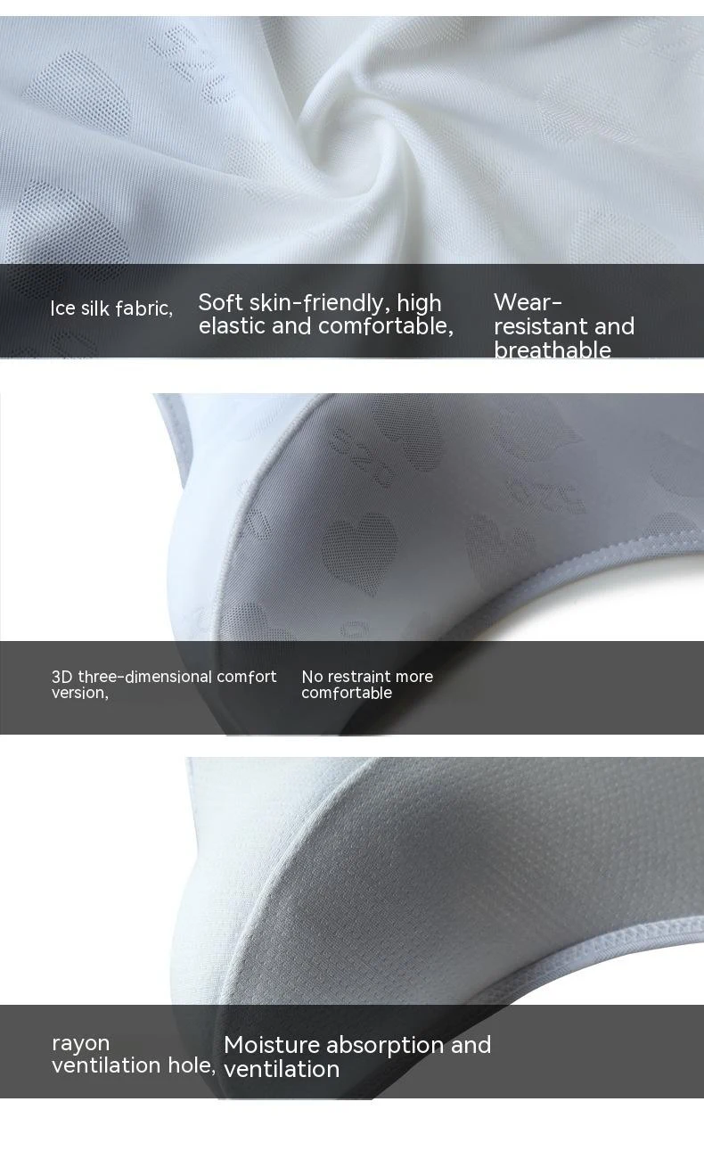 Men's Cotton Breathable Double-layer U-convex Briefs for ultimate comfort. Experience all-day freshness with this suppor — photo 2