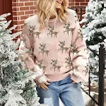 Pink Christmas Sweater