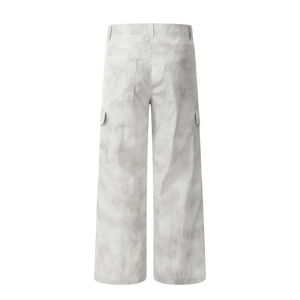 Inkjet Casual Wide-leg broek voor heren, stijlvol en comfortabel voor dagelijks gebruik. De perfecte broek voor een relaxte en moderne look. — foto 11