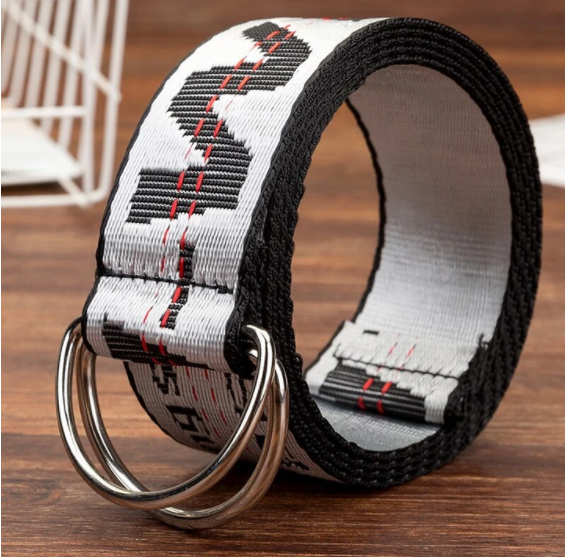 Title 1, Double loop buckle canvas belt