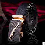 Men's leather belt, factory direct, automatic buckle. High-quality, perfect for wholesale. Durable, stylish and offers e — photo 19