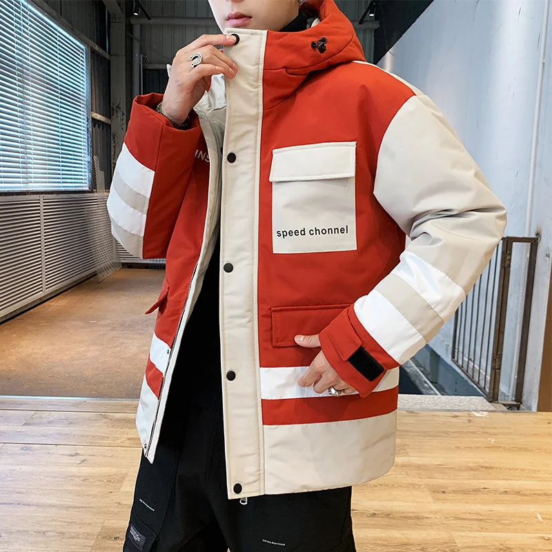 Title 3, Thick and warm cotton-padded jacket, casual, wi...