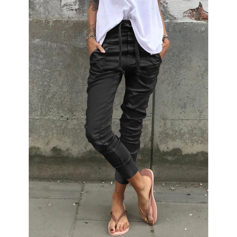 Pantalones Casuales con Cintura Elástica, Micro Elástico y Bolsillos. Comodidad y Estilo para tu Día a Día, Perfectos para Cualquier Ocasión — foto 5