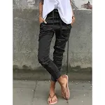 Pantalones Casuales con Cintura Elástica, Micro Elástico y Bolsillos. Comodidad y Estilo para tu Día a Día, Perfectos para Cualquier Ocasión — foto 5