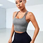 Women's High Elastic Fitness Vest featuring Push-up support and a beautiful back design, perfect for workouts and enhanc — photo 16