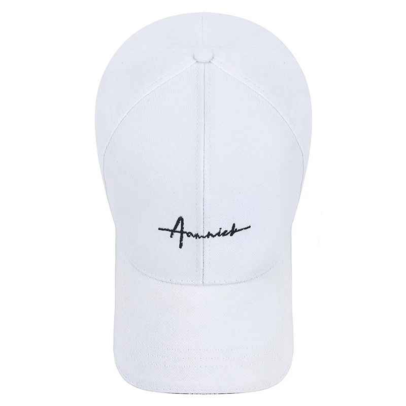 Women's Korean-style Letter Embroidered Peaked Cap Baseball Cap, a stylish and comfortable hat perfect for sun protectio — photo 4