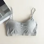 Bra With Chest Pad No Steel Ring Small Sling Vest providing comfort and light support perfect for everyday wear and a na — photo 3