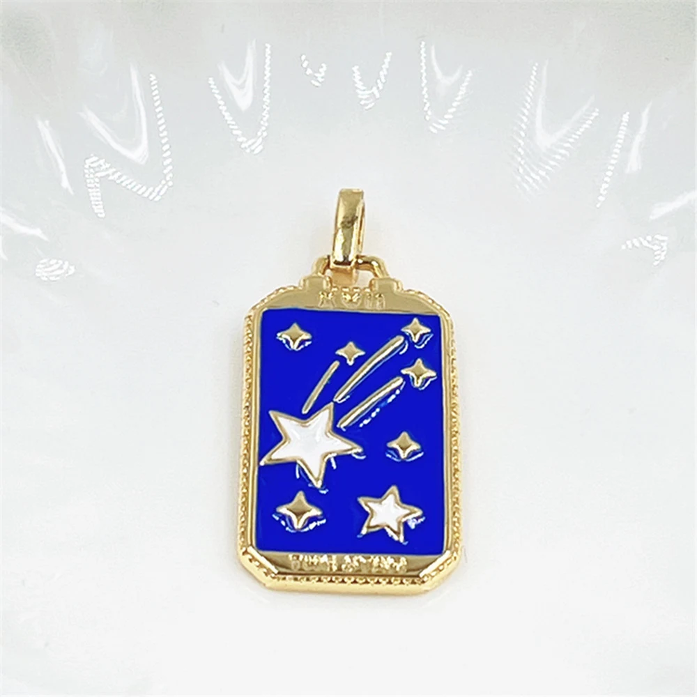 Colar com pingente Tarot Drip Fashion para mulheres, um acessório elegante que complementa seu estilo, adiciona um toque místico e expressa sua individualidade. — foto 22