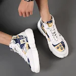 Scarpe da ginnastica sportive casual traspiranti con plateau e stampa a colori. Comodità e stile per le tue giornate attive. — foto 16