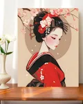 Kit de Pintura al Óleo Digital DIY – Nuevo Adorno Floral Nórdico Paisaje – Crea tu obra de arte única y decora tu hogar fácilmente. — foto 8