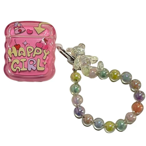 Title 6, Girl Cherry Earphone Cover Protect your earphon...
