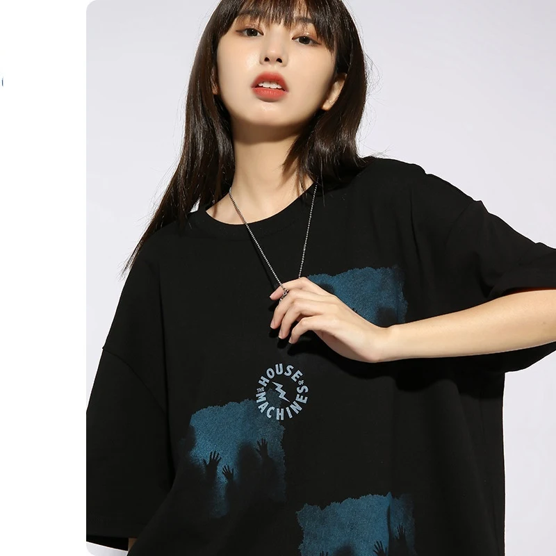 Printed Short-sleeved Printed T-shirt Couple Wear Loose Street — photo 4