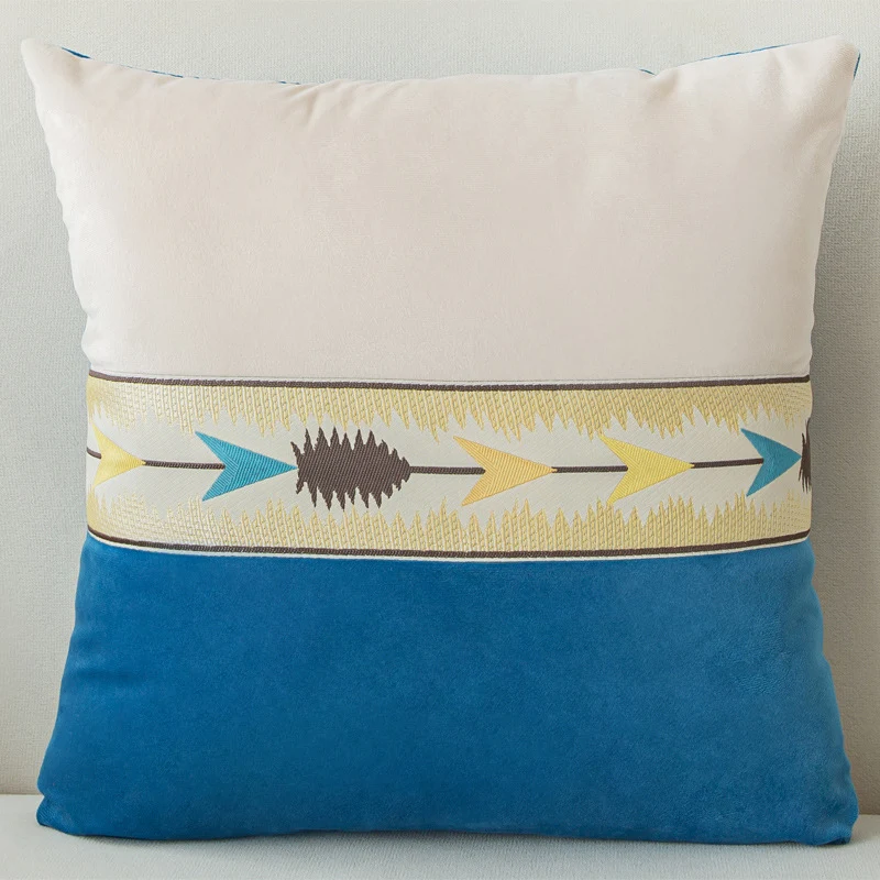 Fronha de patchwork de cor sólida com tecido espesso. Desfrute de conforto superior e durabilidade. Decore seu quarto com elegância. — foto 3