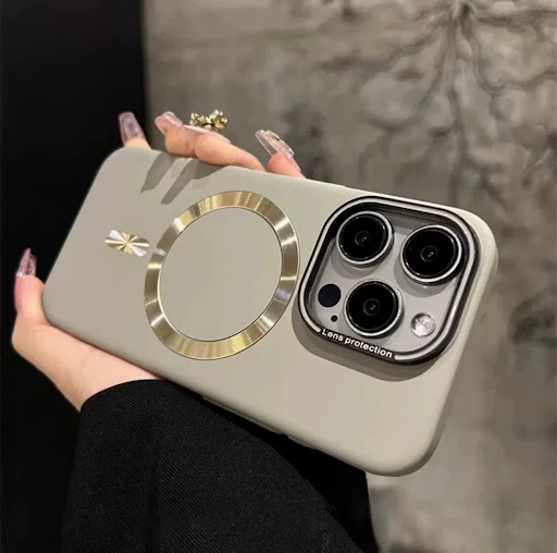 Title 3, New Advanced Frosted Magnetic Solid Color Phone...