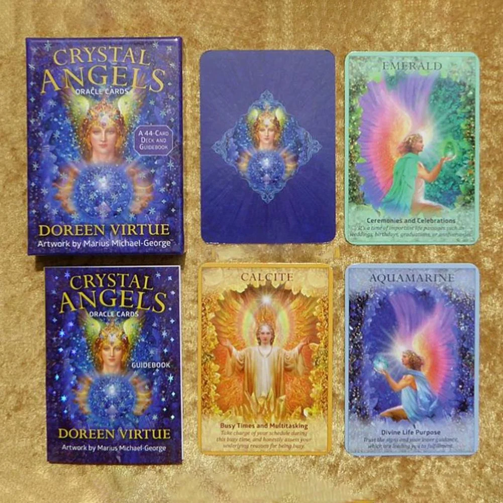 Crystal Angels Oracle Cards Connect with angels and crystals for guidance and spiritual healing. Receive celestial messa — photo 3